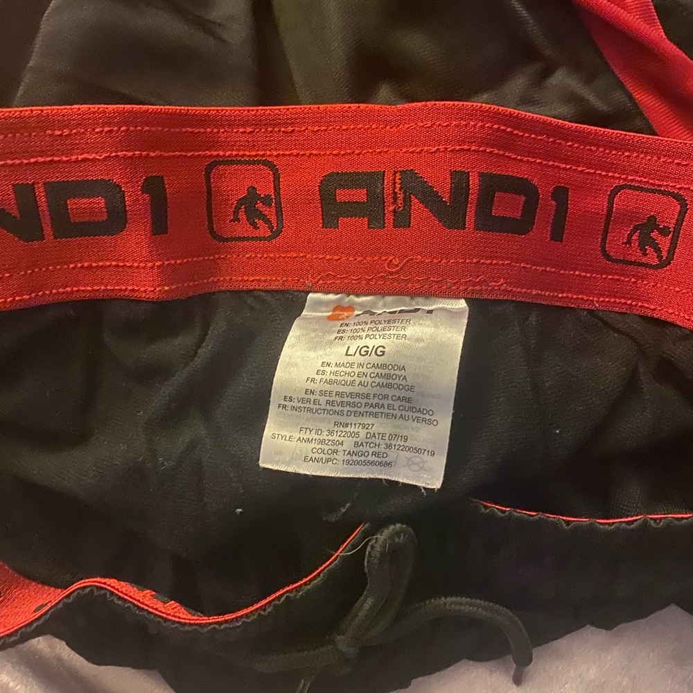 Large Black and Red Andi Sweatpants